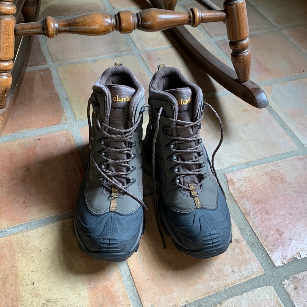 Columbia Mens Omni Heat Techlite BM3726-254 Waterproof Hiking Boots Size 12